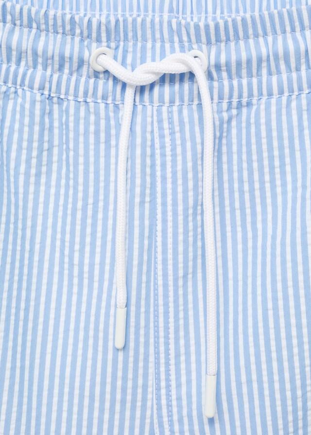 mango Bañador efecto seersucker