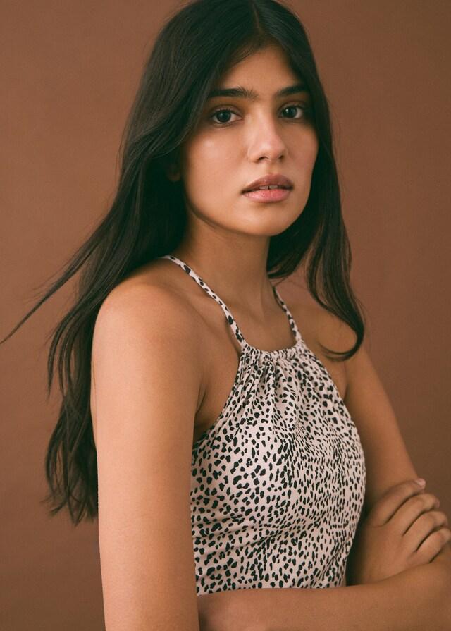 Mango Bañador Estampado Animal