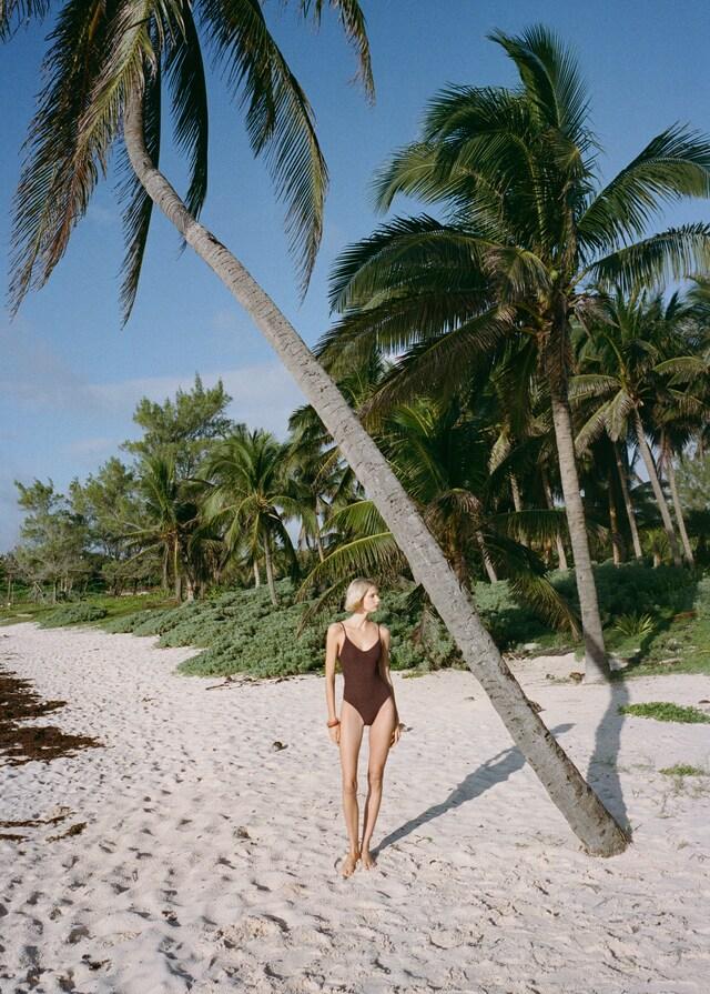 Mango Bañador Tirantes Canalé