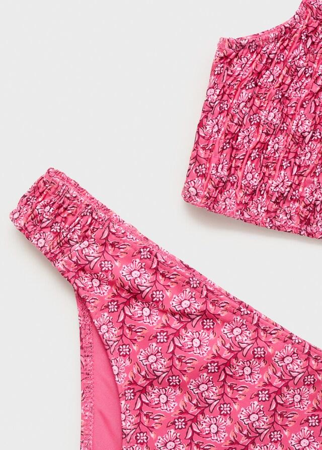 Mango Bikini Estampado Asimétrico