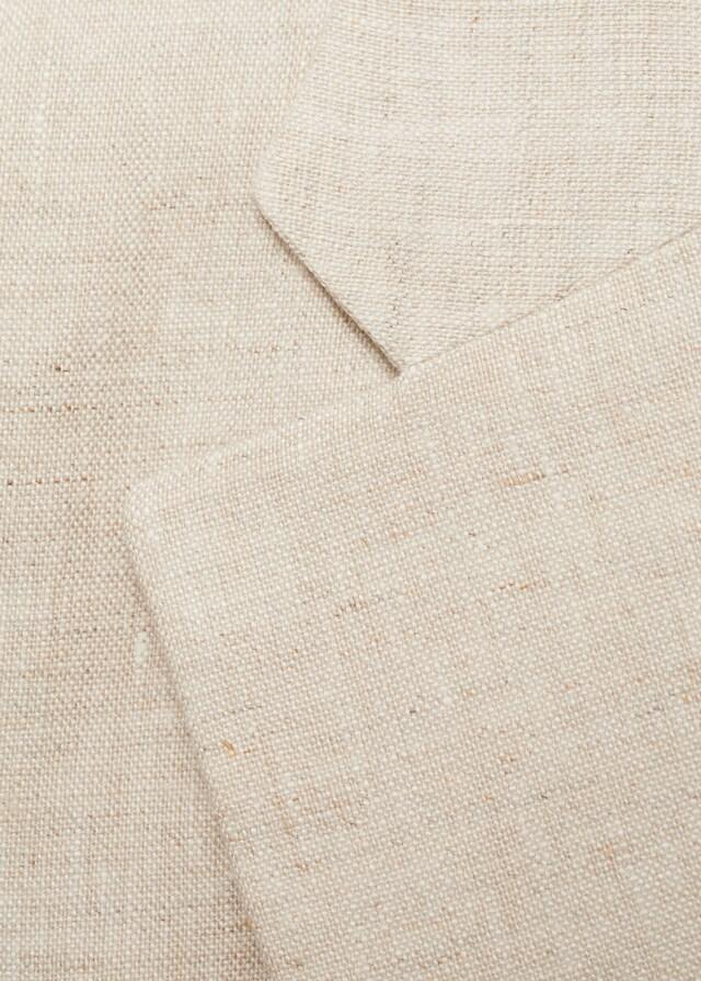 mango Blazer traje lino