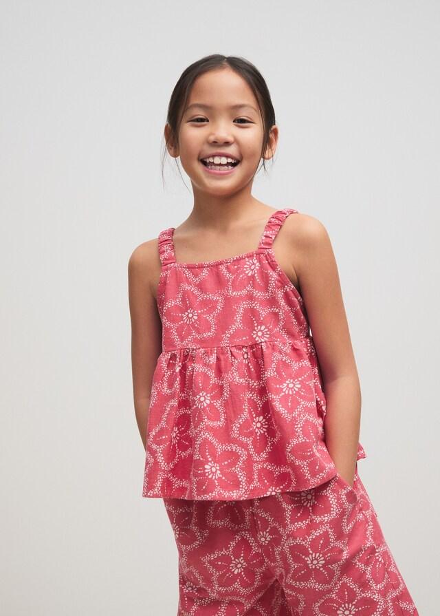 mango Blusa estampado floral