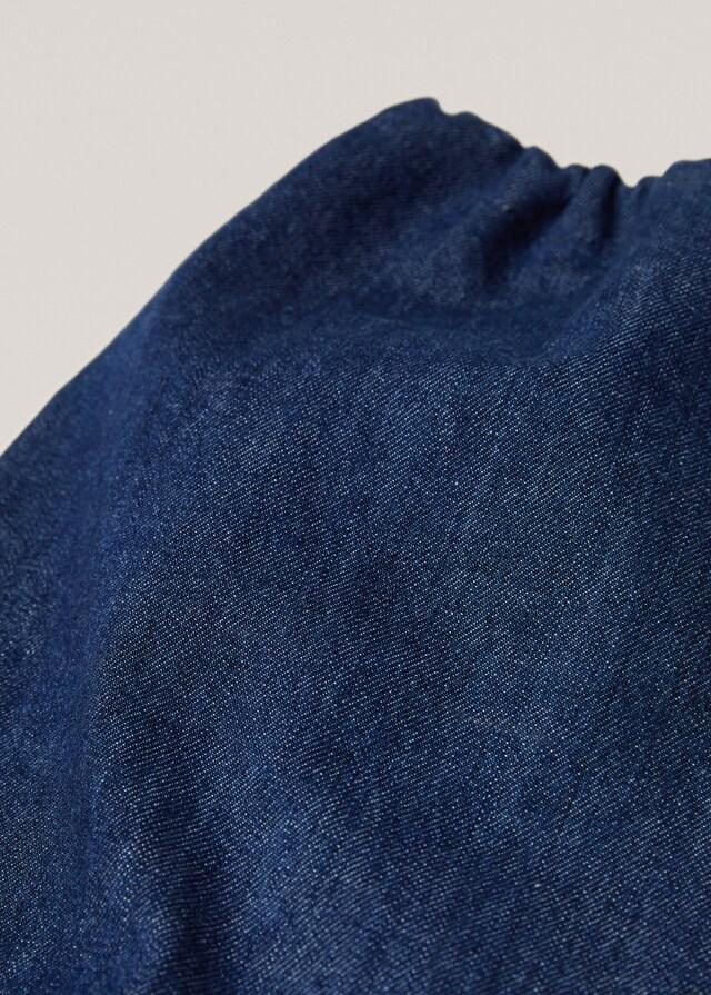 Mango Bolsa Pan Denim Cinta Ajustable