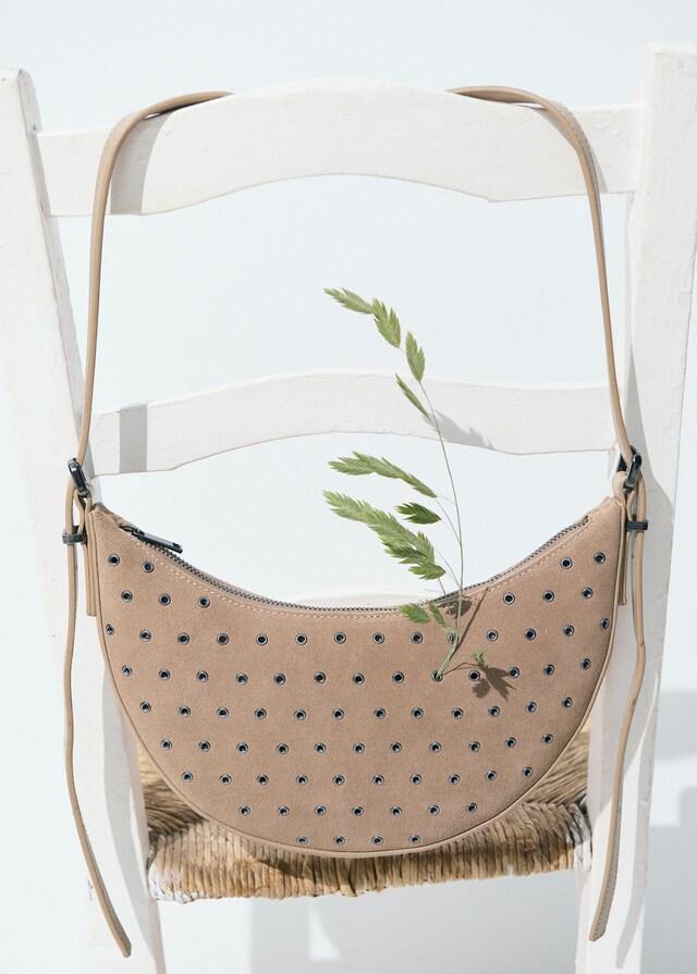 Mango Bolso Ovalado Piel