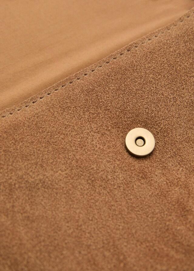 Mango Bolso Piel Flecos