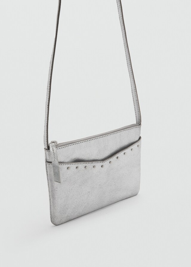 mango Bolso sobre metalizado