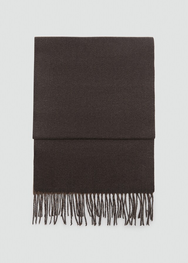 Mango Bufanda Bicolor Flecos