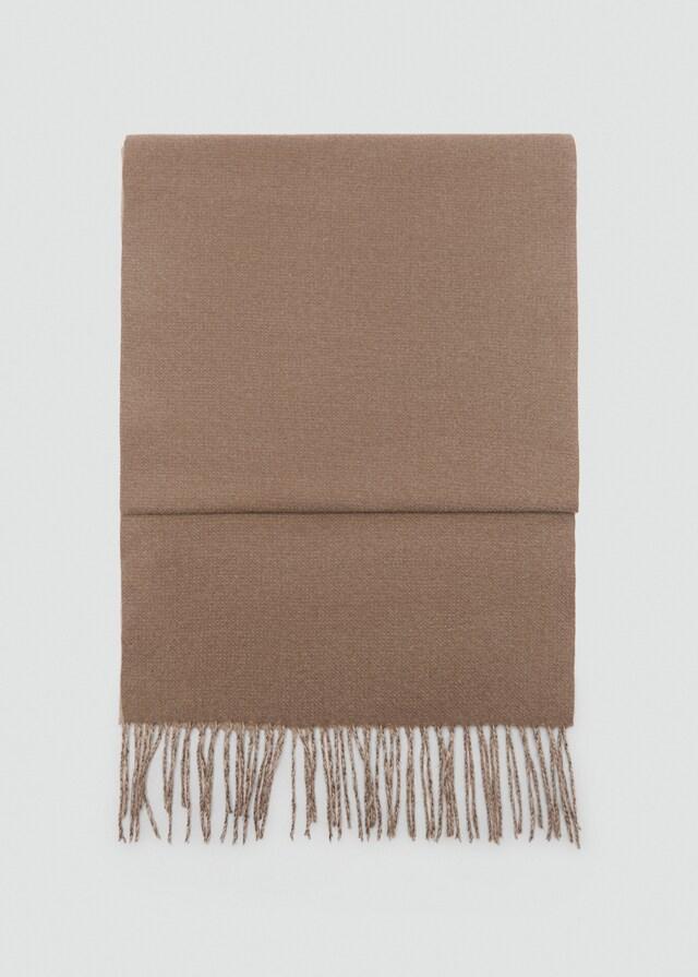 Mango Bufanda Bicolor Flecos