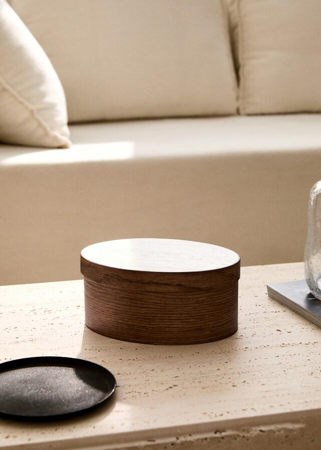 mango Caja decoración madera 20x14 5 cm