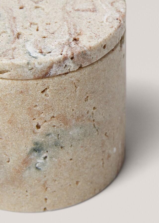 Mango Caja Efecto Mármol 10x09cm