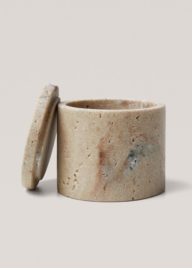 Mango Caja Efecto Mármol 10x09cm