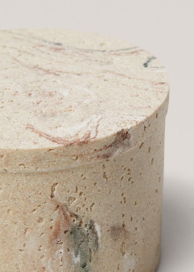 Mango Caja Efecto Mármol 15x11 5cm