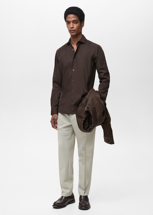 Mango Camisa Regular Fit 100% Algodón