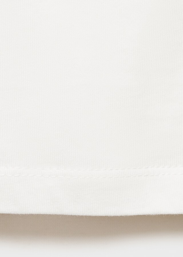 Mango Camiseta Asimétrica Volante