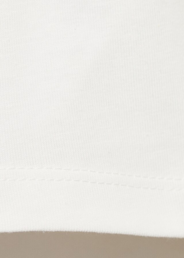 Mango Camiseta Crop Estampada