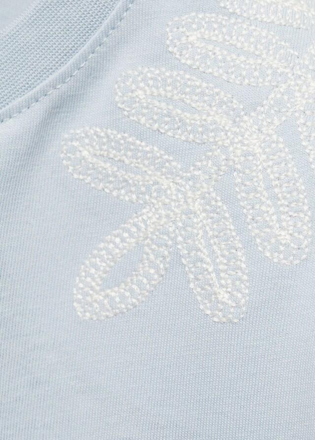 Mango Camiseta Detalles Bordados