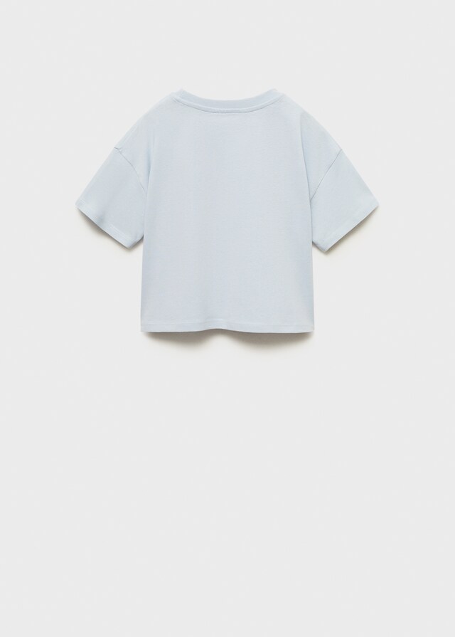 Mango Camiseta Detalles Bordados