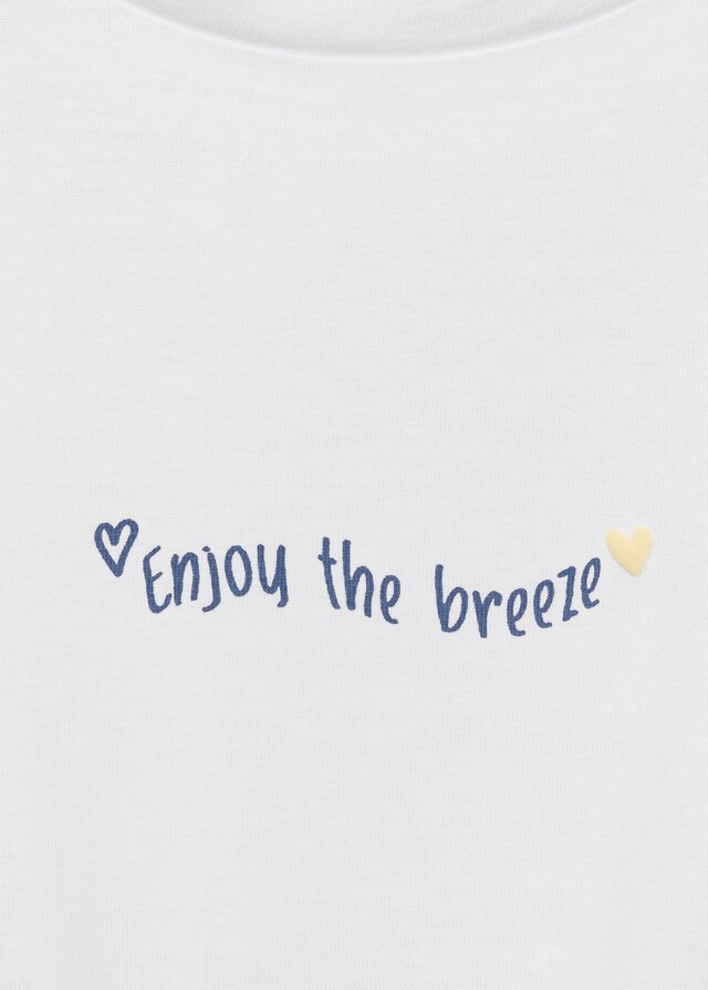 Mango Camiseta Estampada Nudo