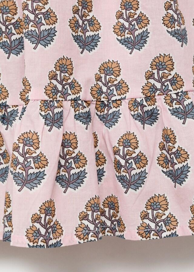 Mango Camisón Algodón Estampado Floral