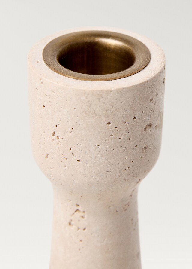 Mango Candelabro Travertino Grande