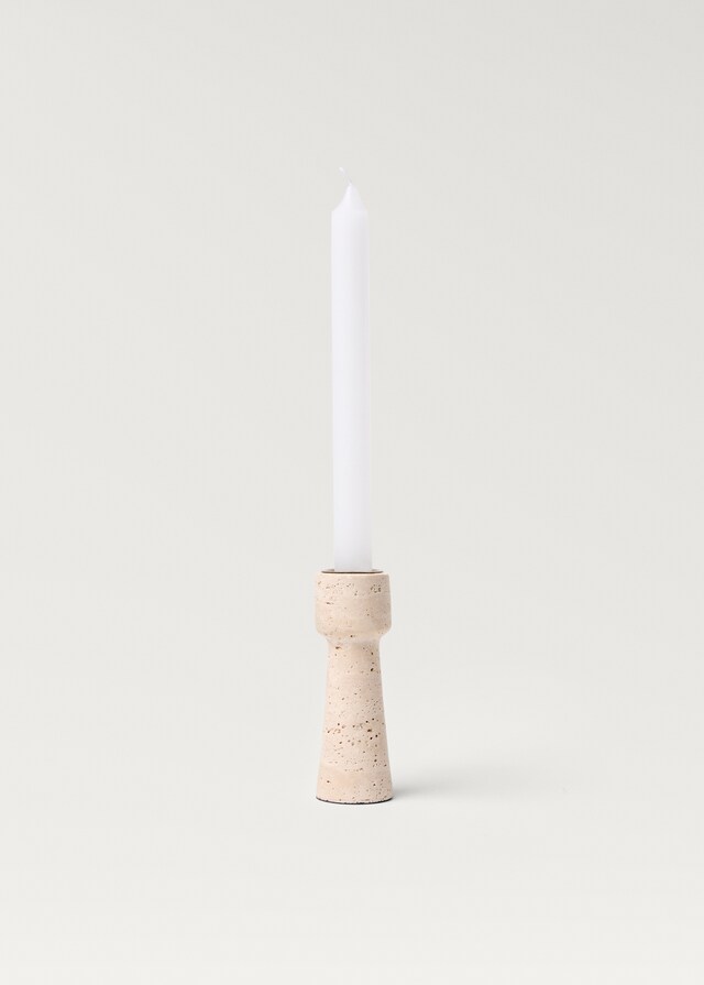 Mango Candelabro Travertino Mediano