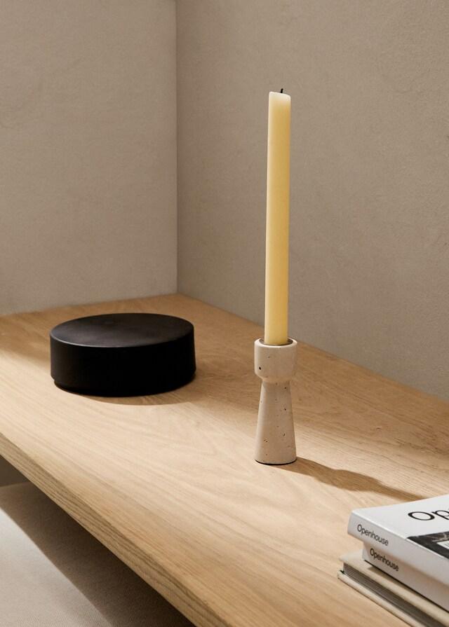 mango Candelabro travertino mediano