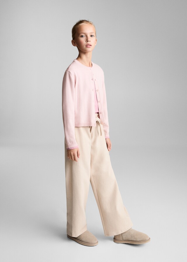 Mango Cárdigan Punto Algodón