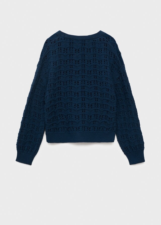 Mango Cárdigan Punto Calado