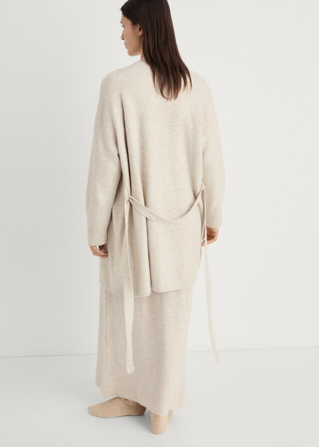 Mango Cárdigan Punto Diseño Corto