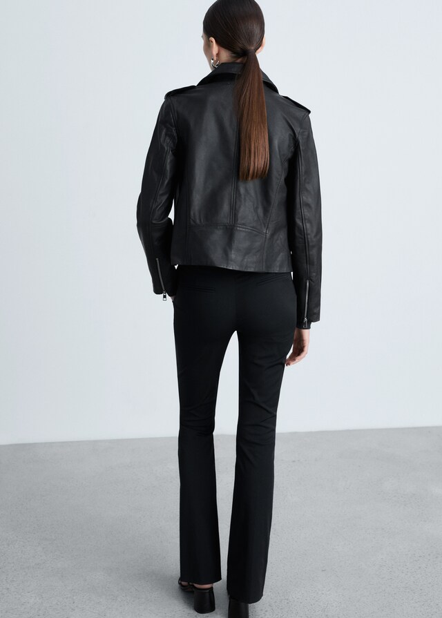 Mango Cazadora Biker Piel