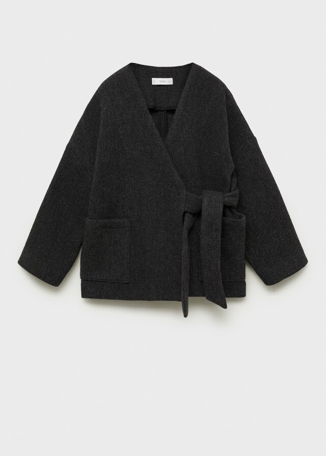 Mango Chaqueta Lana Manteco