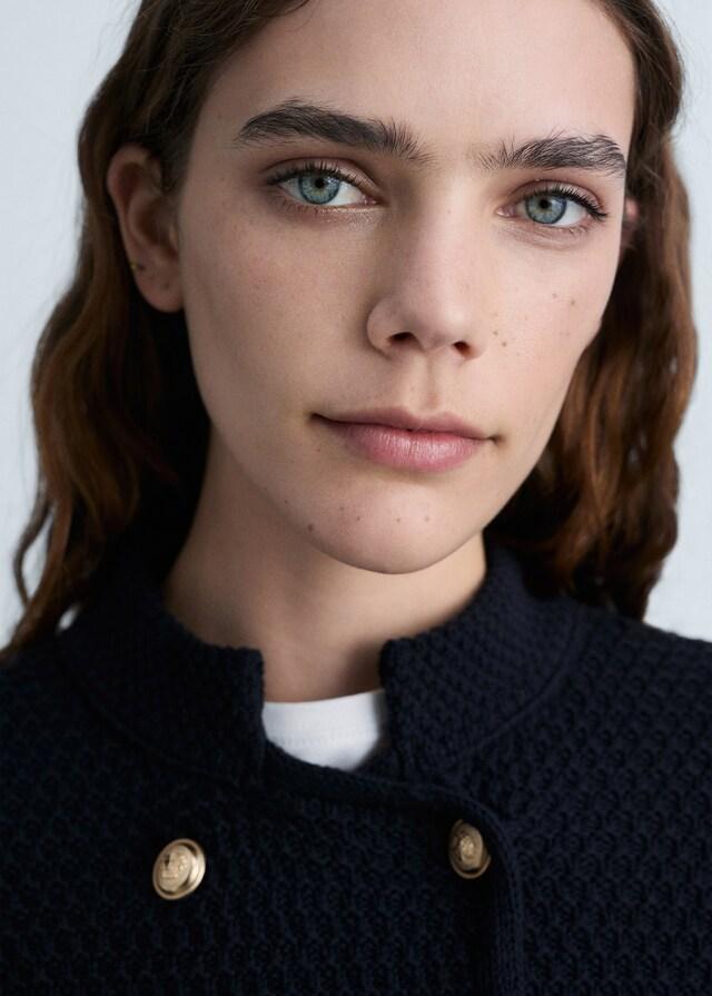 Mango Chaqueta Punto Doble Botonadura