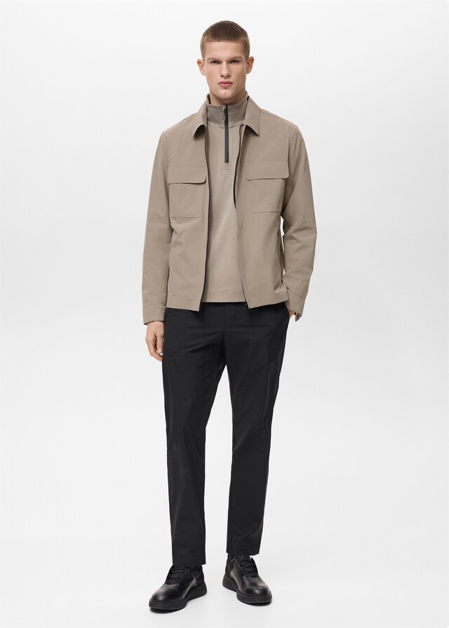 Mango Chaqueta Water Repellent Bolsillos