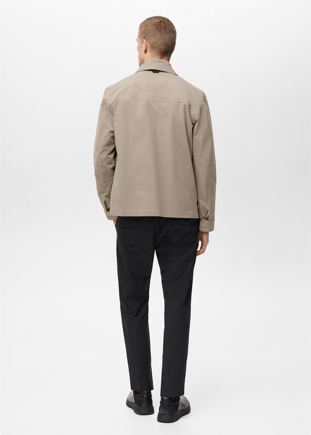 Mango Chaqueta Water Repellent Bolsillos