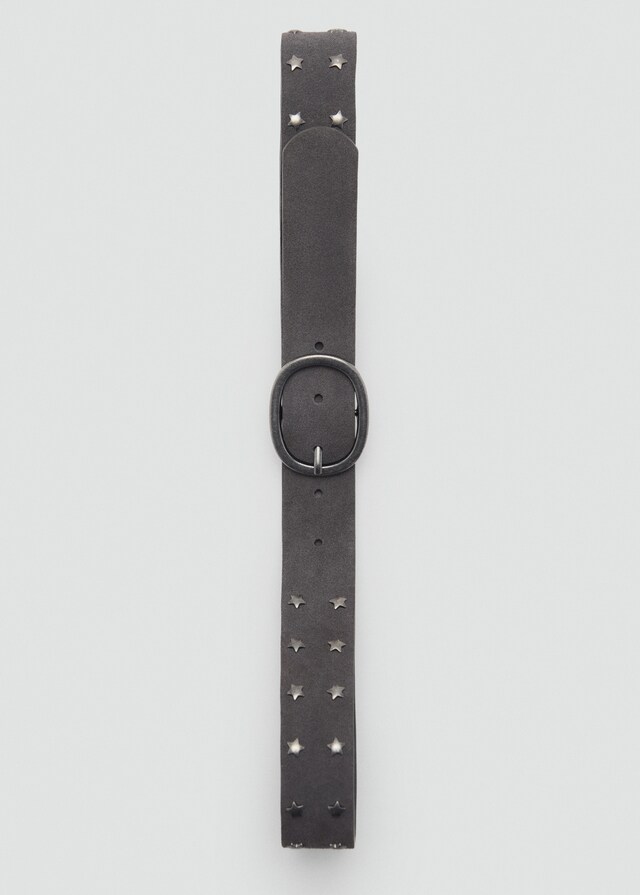 Mango Cinturón Piel