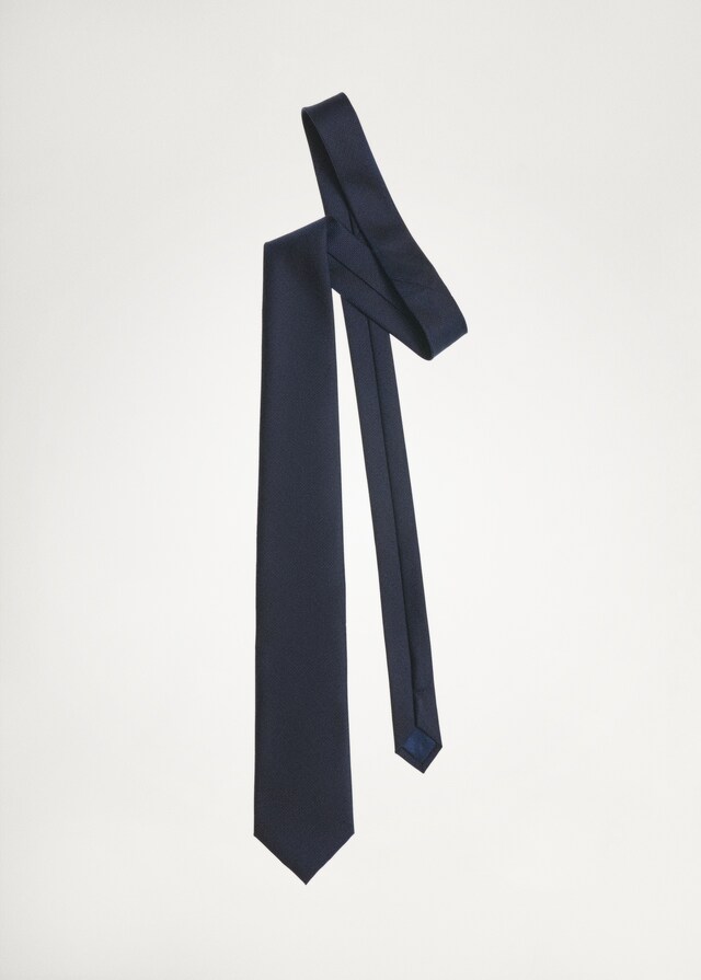 Mango Corbata Lisa Microestructura