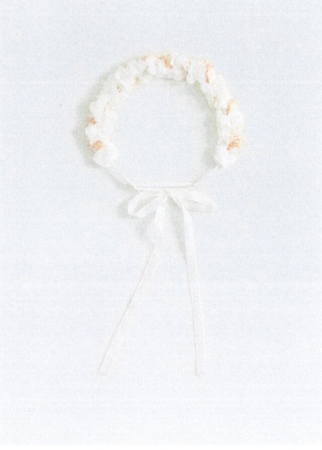 Mango Diadema Flores Cierre Lazo