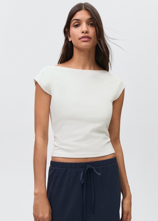 mango Falda larga algodón