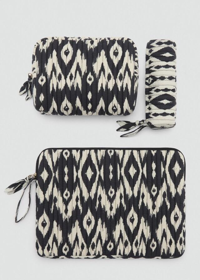 Mango Funda Portátil Estampada