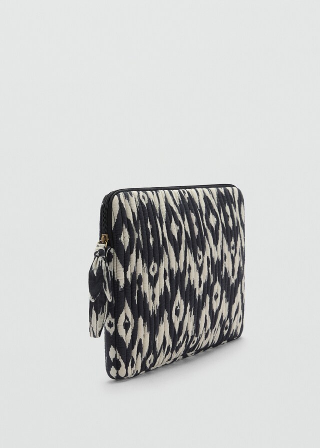 mango Funda portátil estampada