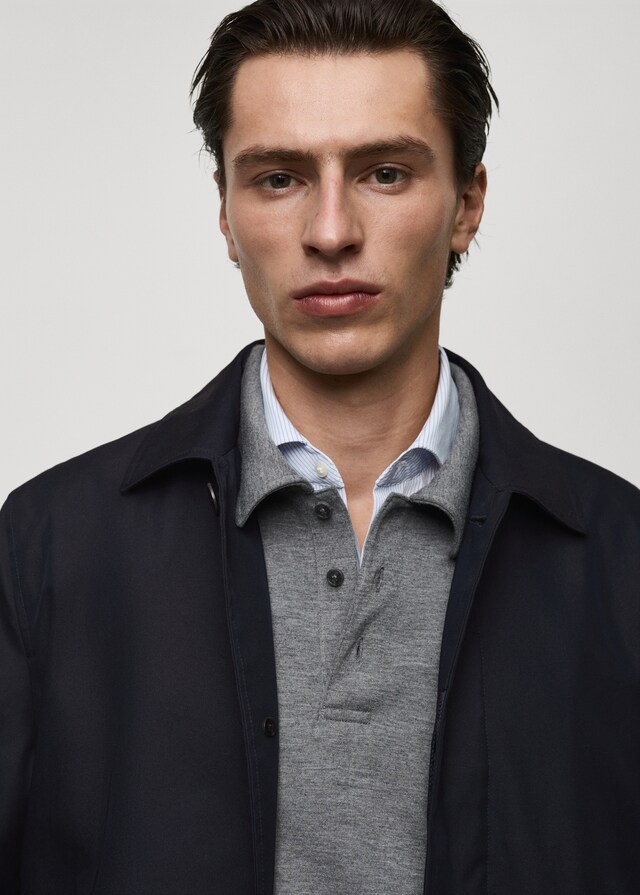 Mango Gabardina Clásica Water Repellent