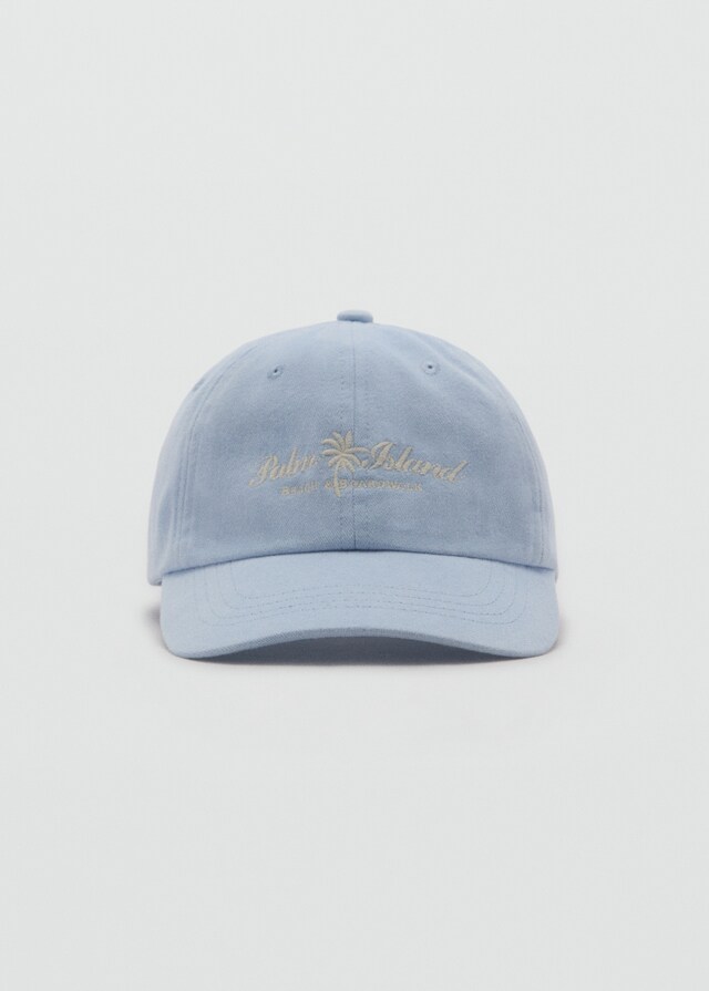 mango Gorra algodón visera