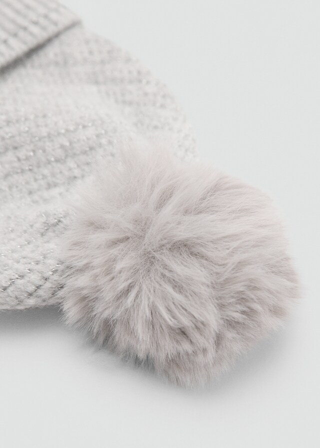 mango Gorro punto lúrex