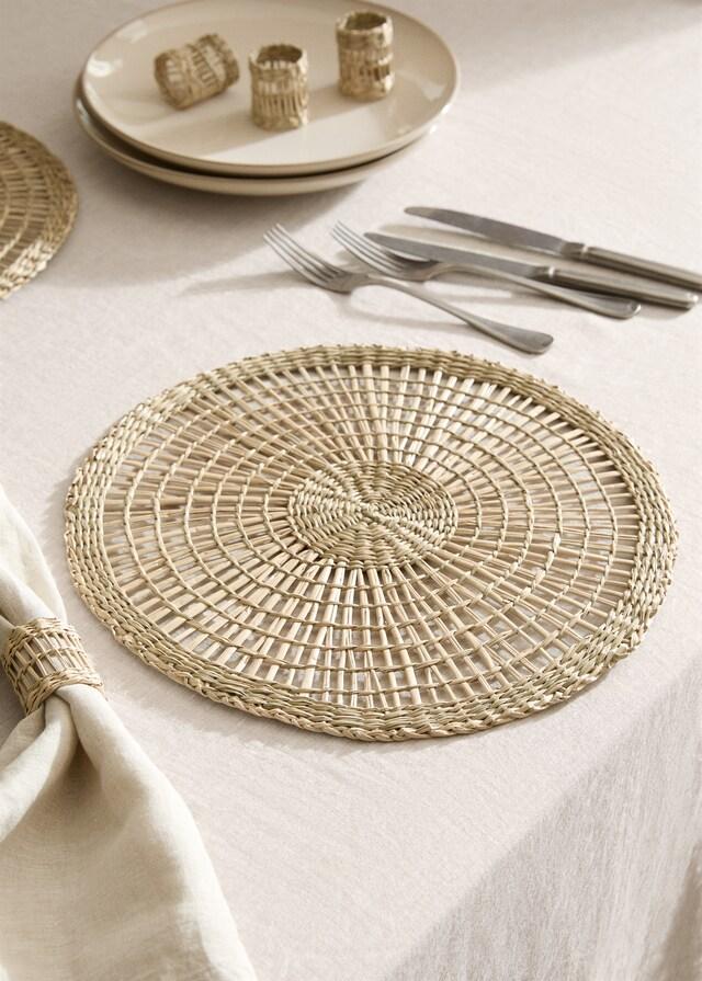 mango Individual fibras naturales