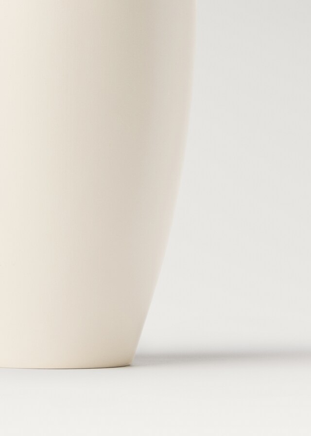 Mango Jarrón Loza Ovalado Mediano