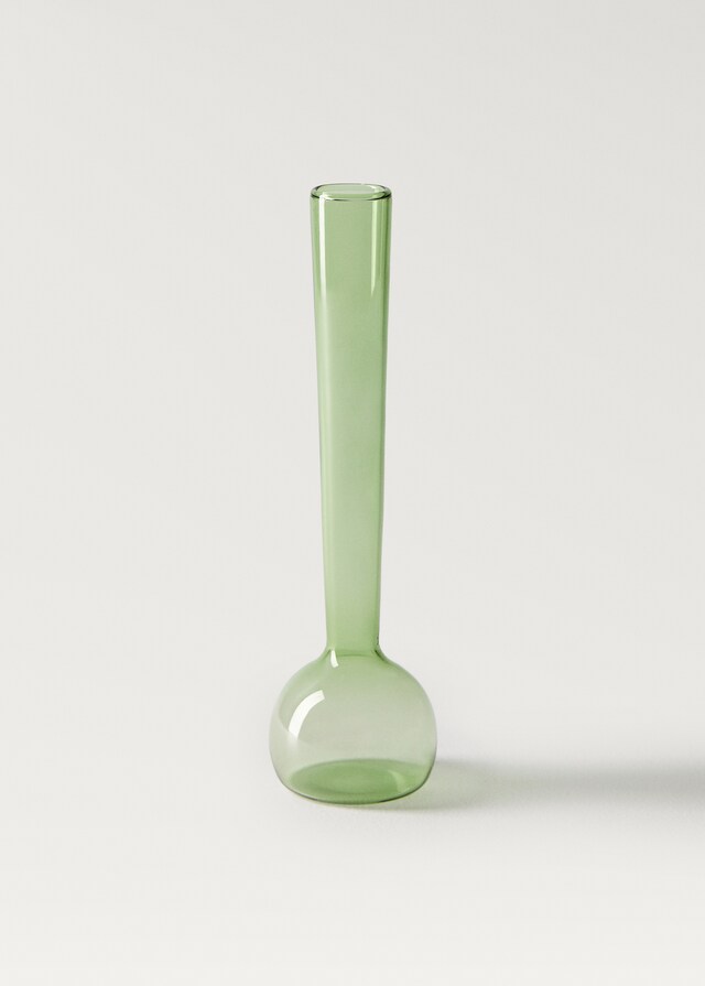 Mango Jarrón Violetero Borosilicato