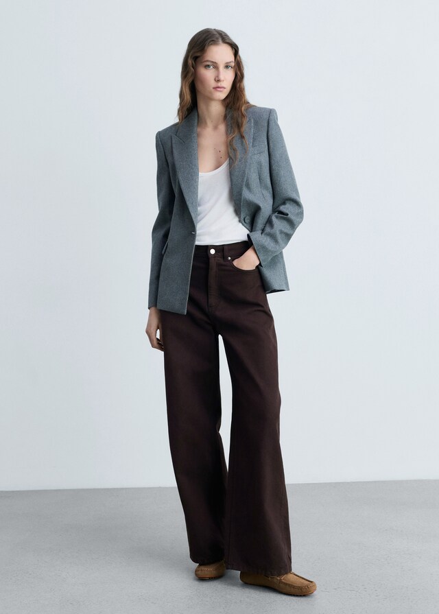 Mango Jeans Balloon Tiro Alto