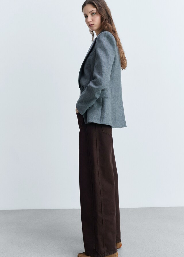 Mango Jeans Balloon Tiro Alto