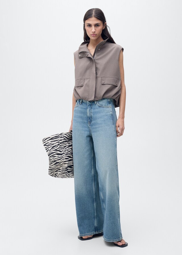 Mango Jeans Balloon Tiro Alto