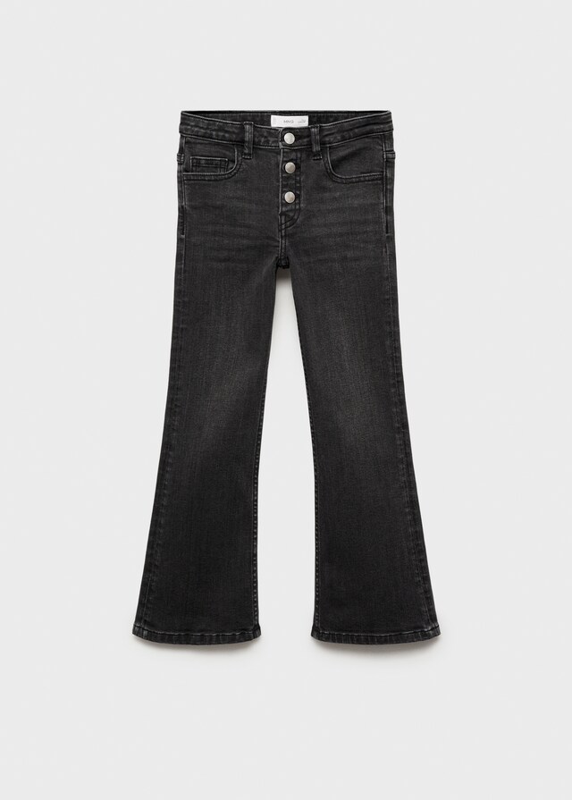 Mango Jeans Flare Botones